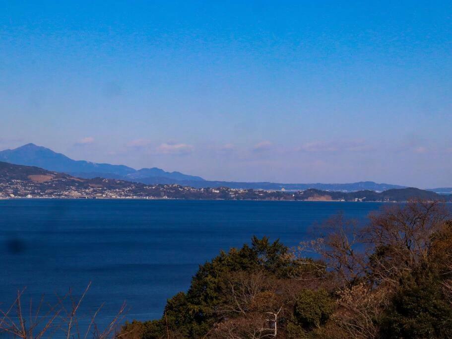 Atami Ocean View Log House With Hot Spring Villa Exterior photo